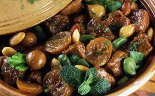 Tajine aux olives vertes